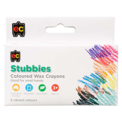 Crayons EC Stubbies Pkt 8